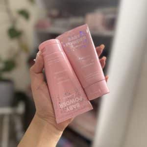 لوسیون بدن پودر بچه با رایحه پودری
