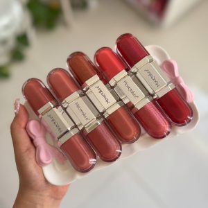 لیپگلاس و رژ لب دوطرفه طرح کیکو موکالر