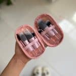 ست براش آرایشی طرح شین صورتی