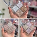 پلت هایلایتر پودری چهار رنگ طرح دیور - تصویر 2